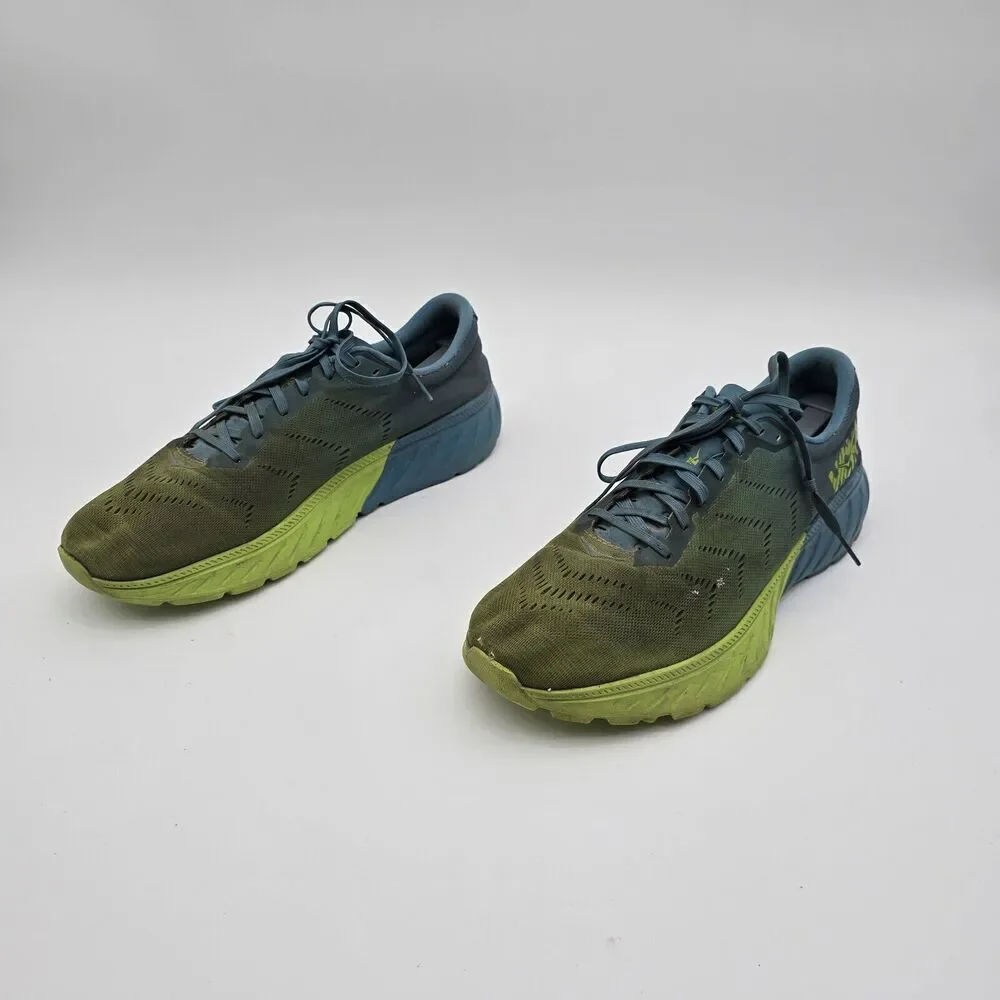 Hoka Mach 2 Mens 11.5 46 Green Blue Shoes Sneaker Athletic Training Running